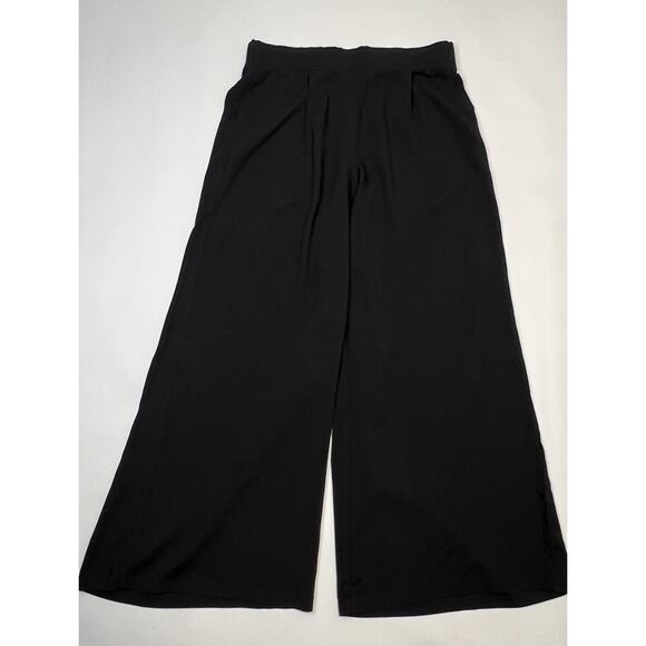Torrid Pants Womens 0 Regular Black Wide Leg Pull On Pocket Washable Challis - Picture 1 of 12